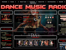 Tablet Screenshot of dance-music-radio.de